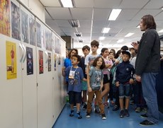 Crianças percorreram os corredores do Serpro e visitaram os locais de trabalho dos pais