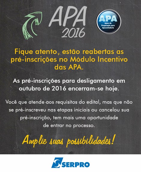 APA - retificação do edital email marketing