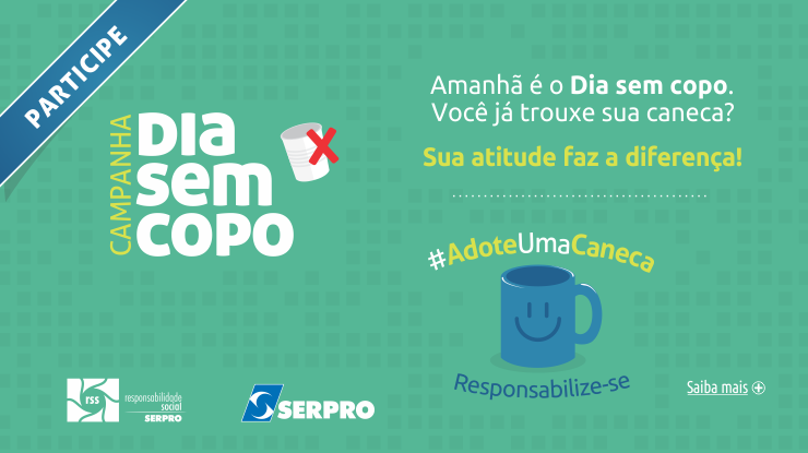 Campanha Dia sem copo