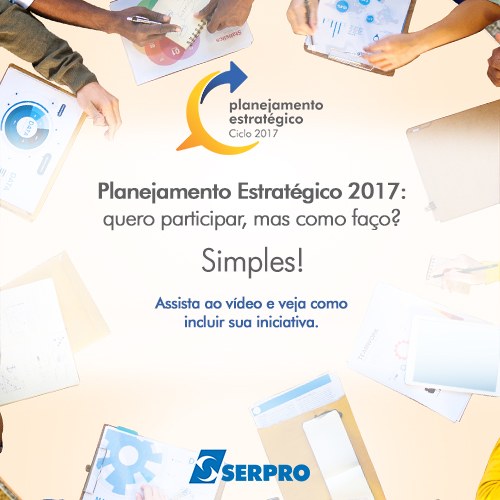 Como participar do PE 2017