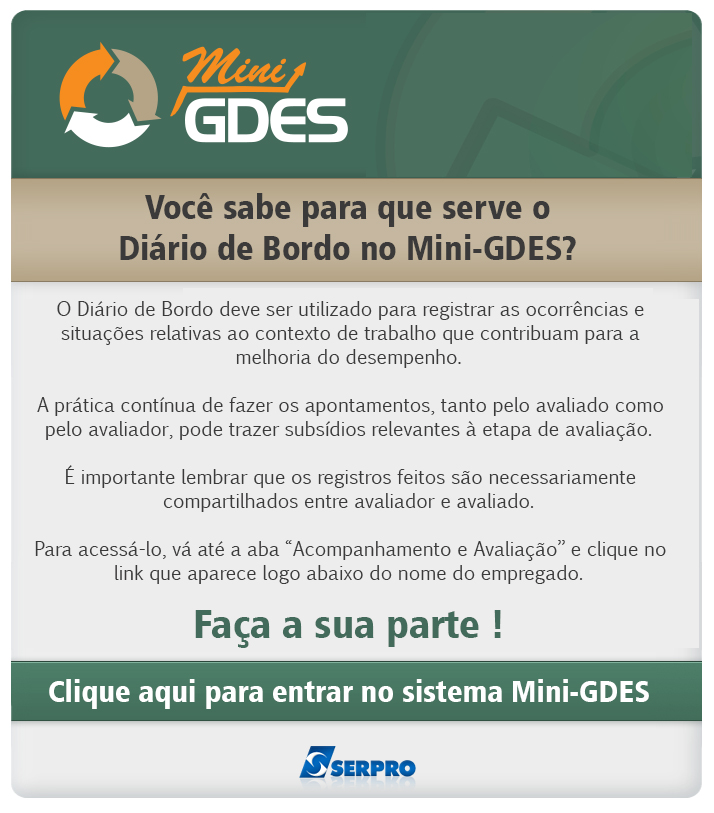 Diário de Bordo no Mini-GDES