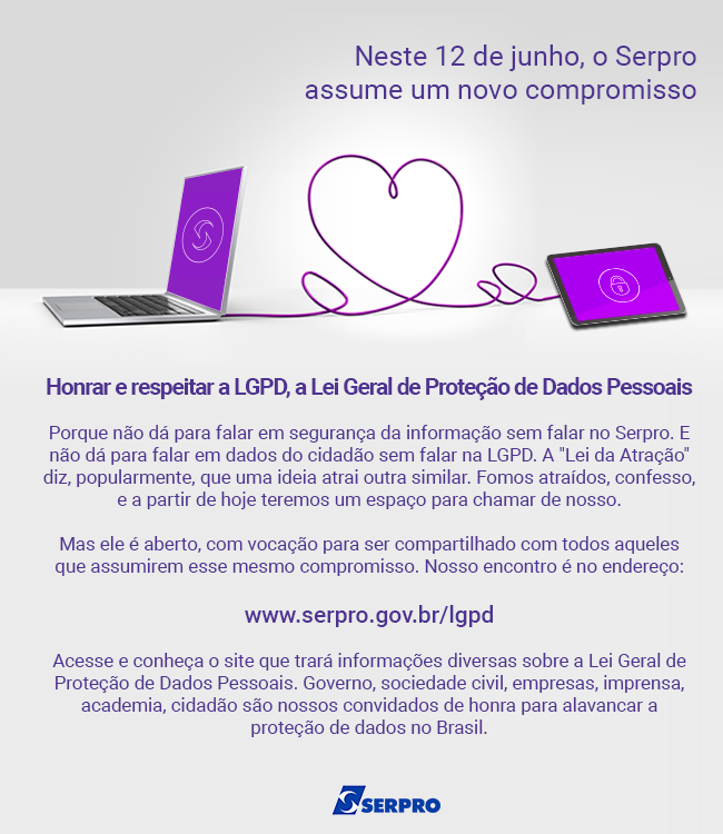 Serpro e LGPD: um novo compromisso