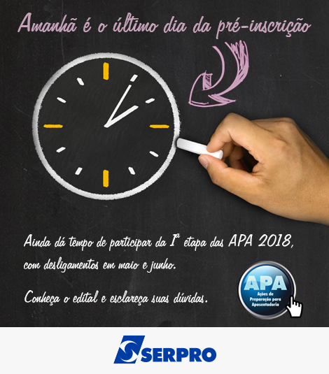 APA 2018 - Fim das inscrições 1ª etapa