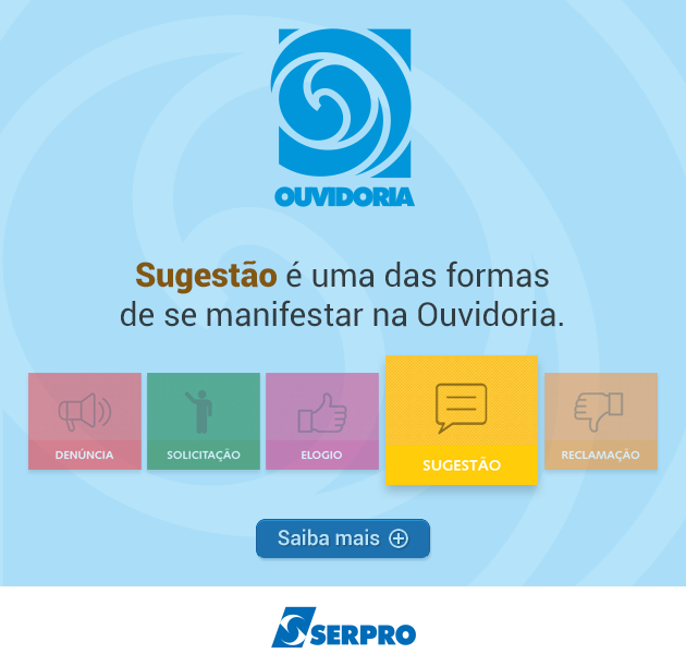 Ouvidoria: sugestão