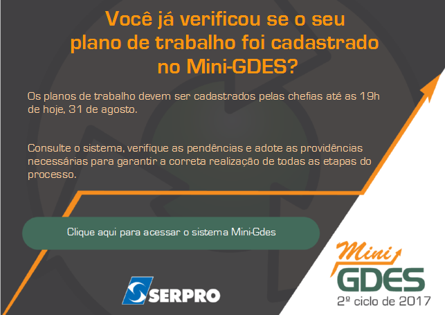 Último dia para o Mini-GDES