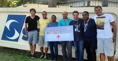 Equipe de desenvolvimento do Dialoga Brasil na Regional Salvador