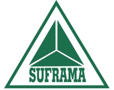 Logomarca da Suframa, instituição que atua na Zona Franca de Manaus 